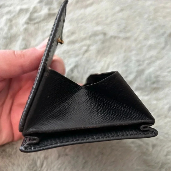 Louis Vuitton Black Box Epi Noir Boite Coin Wallet Square Box Coin Purse - Picture 10 of 12